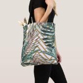 Schöner, nahtloser, blumengeschmückter Hintergrund Tasche (Von Nahem)