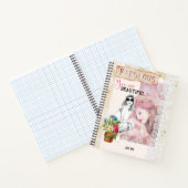 Schöner Name Scrapbook Lace PopArt Notizblock (Innenseite)