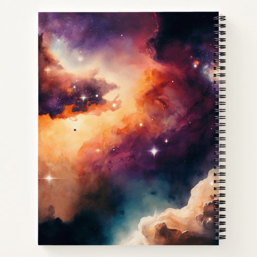 Schöner Nebel Notizblock (Rückseite)