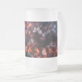 Schöner Nebelfleck-Fotoentwurf Mattglas Bierglas (VorderseiteRechts)