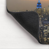 Schöner New Yorker Abend Skyline Mousepad (Ecke)