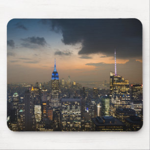 Schöner New Yorker Abend Skyline Mousepad