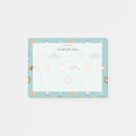 Schöner New Yorker Stadtmuster Türkisgrün Post-it Klebezettel