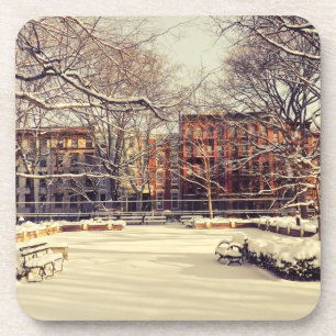 Schöner New- Yorkwinter Getränkeuntersetzer