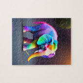 Schöner Niedlicher Elefant Puzzle (Horizontal)