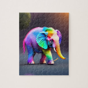 Schöner Niedlicher Elefant Puzzle