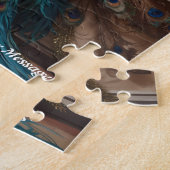 Schöner Niedlicher Pfauenvogel Puzzle (Seite)