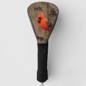 Schöner Nördlicher Kardinal Persönlich Golf Headcover (Vorderseite)