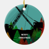 Schöner Nordwestkran-funktionierende Keramik Ornament (Hinten)