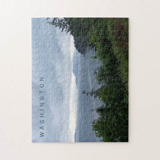 Schöner Nordwestpazifik mit Bäumen Puzzle (Vertikal)