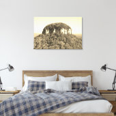 Schöner North Carolina Mountain Leinwanddruck (Insitu (Schlafzimmer))