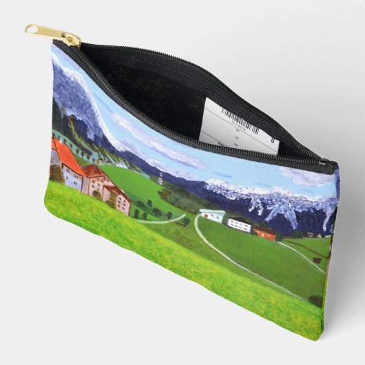 Schöner norwegischer Backpack Zubehörtasche (Offen)