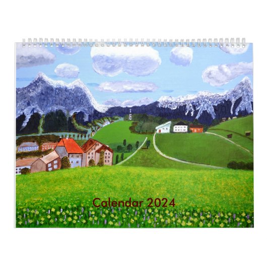 Schöner Norwegischer Kalender 2024 (Titelbild)