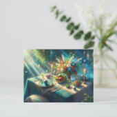 Schöner Nowruz-Tisch Postkarte (Stehend Vorderseite)