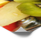 Schöner Obstsalat Poster (Ecke)
