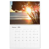 Schöner Ocean View Kalender für Zuhause oder Büro (Feb 2026)