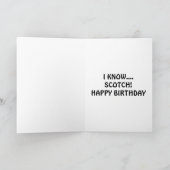 SCHÖNER ODER HOFFNUNGSFÄHIGER BIRTHTAG (ICH WEISS! KARTE (Innenseite)