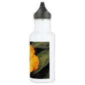 Schöner orangefarbener Hibiskus Blume Trinkflasche (Rechts)