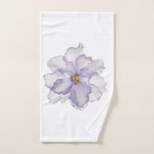 Schöner Orchid auf Weiß Badhandtuch Set (Handtuch)