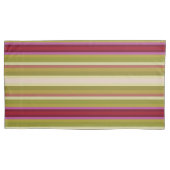 Schöner orchid farbiger Streifen Kissenbezug (Vorderseite-Links)