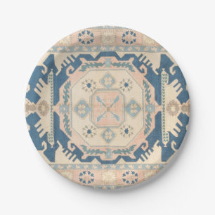 Schöner orientalischer antiker Kilim-Teppich Pappteller