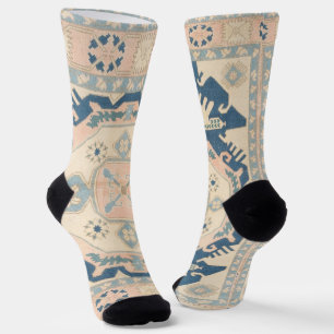 Schöner orientalischer antiker Kilim-Teppich Socken
