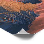 Schöner Ort Sossusvle Namibia Reise Poster (Ecke)