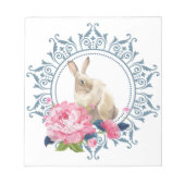 Schöner Osterhase Notizblock (Vorderseite)