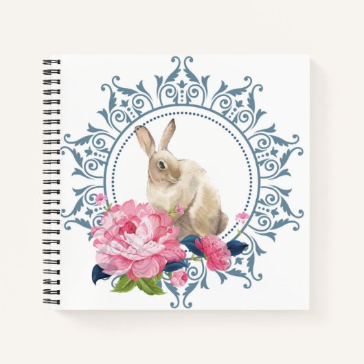 Schöner Osterhase Notizblock (Vorderseite)
