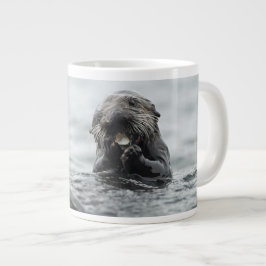 Schöner Otter Jumbo-Tasse