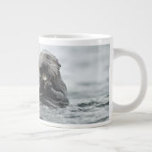 Schöner Otter Jumbo-Tasse (Rechts)