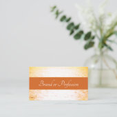 Schöner Ozean mit elegantem Peach Sunset Beauty Visitenkarte (Stehend Vorderseite)