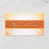 Schöner Ozean mit elegantem Peach Sunset Beauty Visitenkarte (Vorderseite)