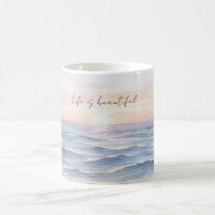 Schöner Ozeansonnenuntergang Kaffeetasse