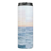 Schöner Ozeansonnenuntergang Thermosbecher (Rückseite)