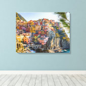 Schöner Palermo, Sizilien Italien auf einer Klippe Leinwanddruck (Insitu (Holzboden))