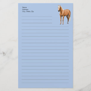 Schöner Palomino Quarter Reitstall Briefpapier