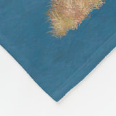 Schöner Palomino Quarter Reitstall Fleecedecke (Ecke)