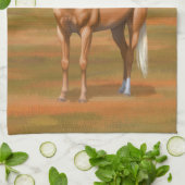 Schöner Palomino Quarter Reitstall Geschirrtuch (Gefaltet)