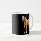 Schöner Palomino Quarter Reitstall Kaffeetasse (VorderseiteRechts)