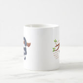 schöner Panda auf dem Kopf Kaffeetasse (Mittel)