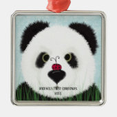 Schöner Panda Bärenmetall Ornament Aus Metall (Vorne)
