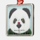 Schöner Panda Bärenmetall Ornament Aus Metall (Links)