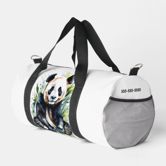 Schöner Panda Bear Personal Duffle Bag (Rechte Ecke)