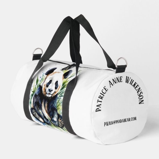 Schöner Panda Bear Personal Duffle Bag (Linke Seite)