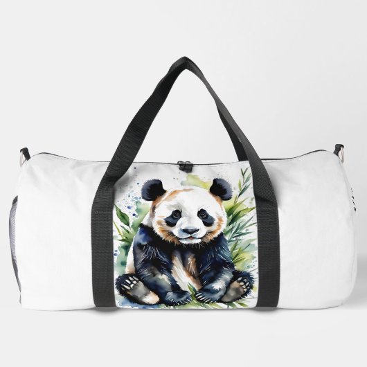 Schöner Panda Bear Personal Duffle Bag (Rückseite)
