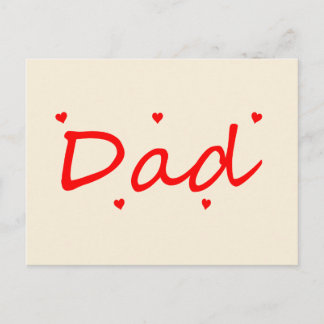 Schöner Papa Postkarte