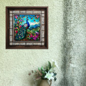 Schöner Park unter dem Blumengarten Fliese