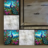 Schöner Park unter dem Blumengarten Fliese