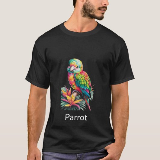 Schöner Parrot T-Shirt (Vorderseite)